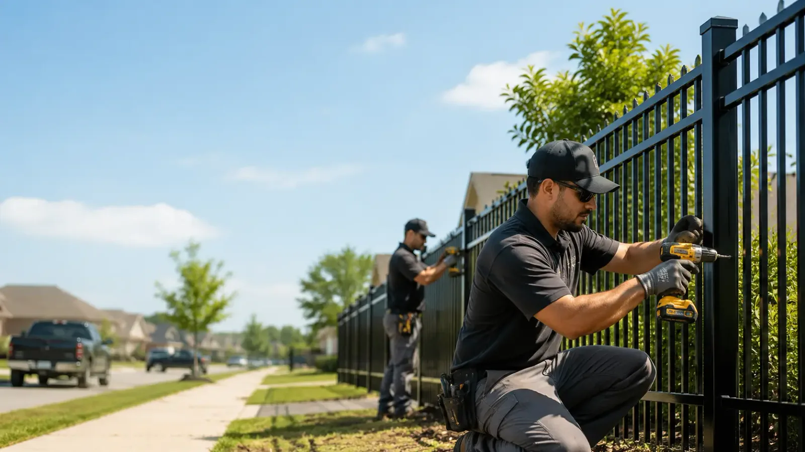 Metal Fence Installation in Transfer, PA
